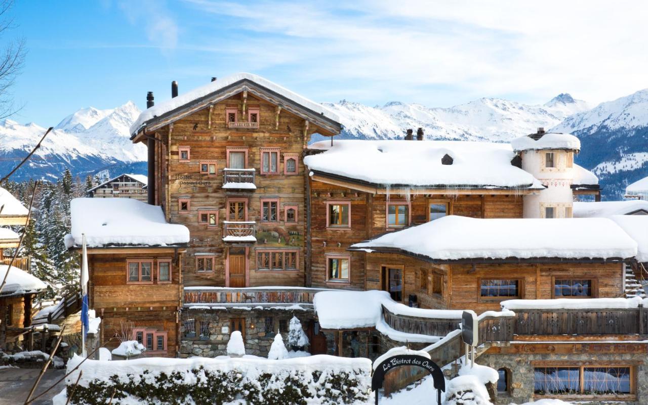 Hostellerie Du Pas De L'Ours "Relais Et Chateaux" Кран-Монтана Экстерьер фото