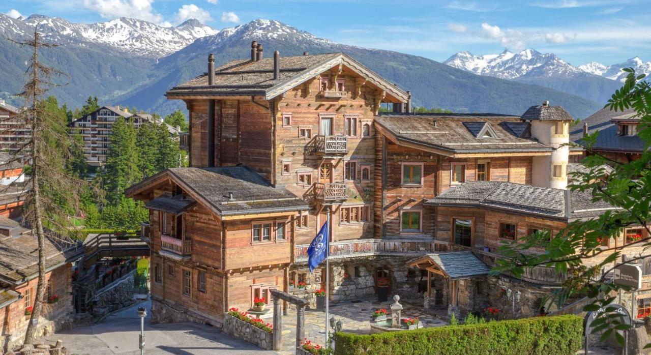 Hostellerie Du Pas De L'Ours "Relais Et Chateaux" Кран-Монтана Экстерьер фото