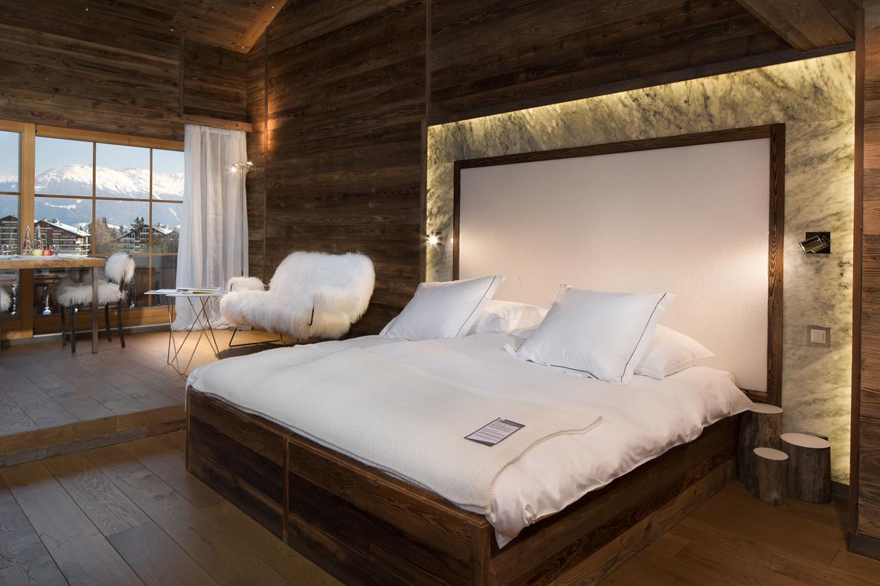 Hostellerie Du Pas De L'Ours "Relais Et Chateaux" Кран-Монтана Экстерьер фото