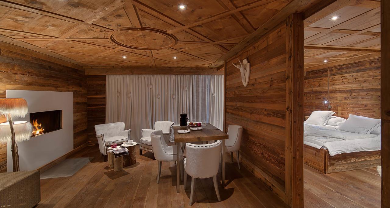 Hostellerie Du Pas De L'Ours "Relais Et Chateaux" Кран-Монтана Экстерьер фото