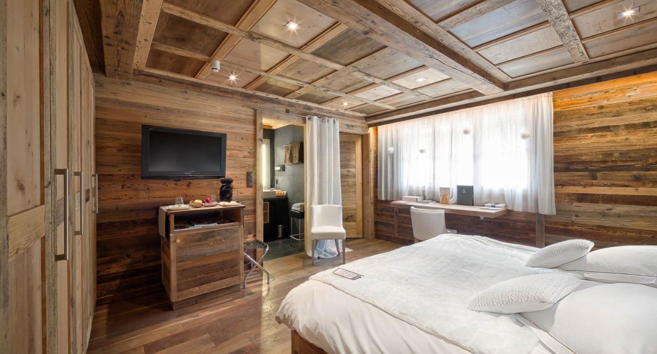 Hostellerie Du Pas De L'Ours "Relais Et Chateaux" Кран-Монтана Экстерьер фото