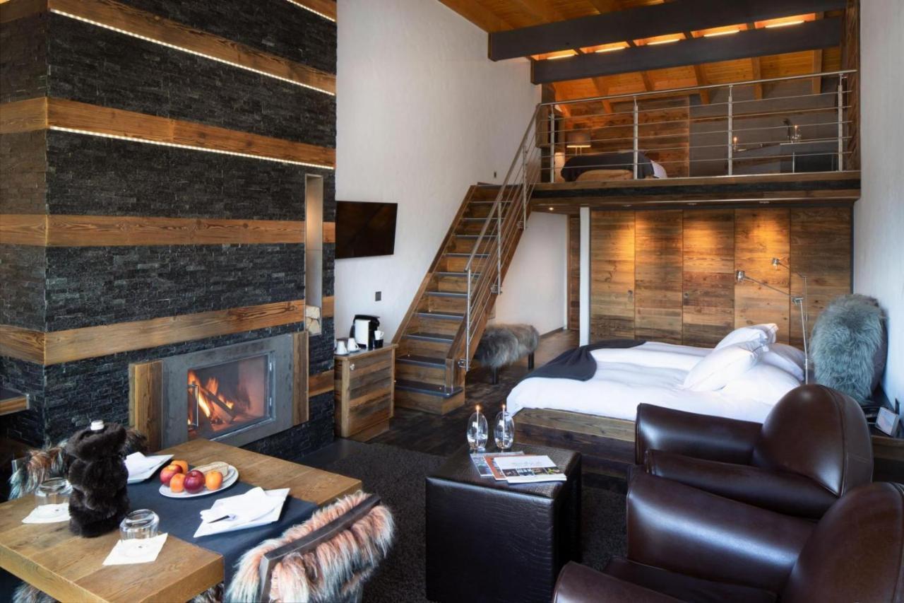 Hostellerie Du Pas De L'Ours "Relais Et Chateaux" Кран-Монтана Экстерьер фото