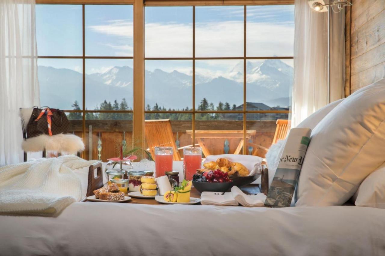 Hostellerie Du Pas De L'Ours "Relais Et Chateaux" Кран-Монтана Экстерьер фото