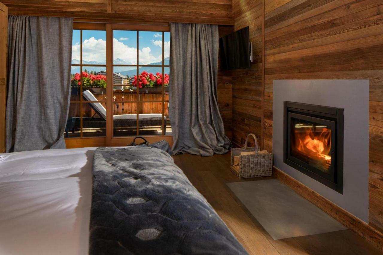 Hostellerie Du Pas De L'Ours "Relais Et Chateaux" Кран-Монтана Экстерьер фото